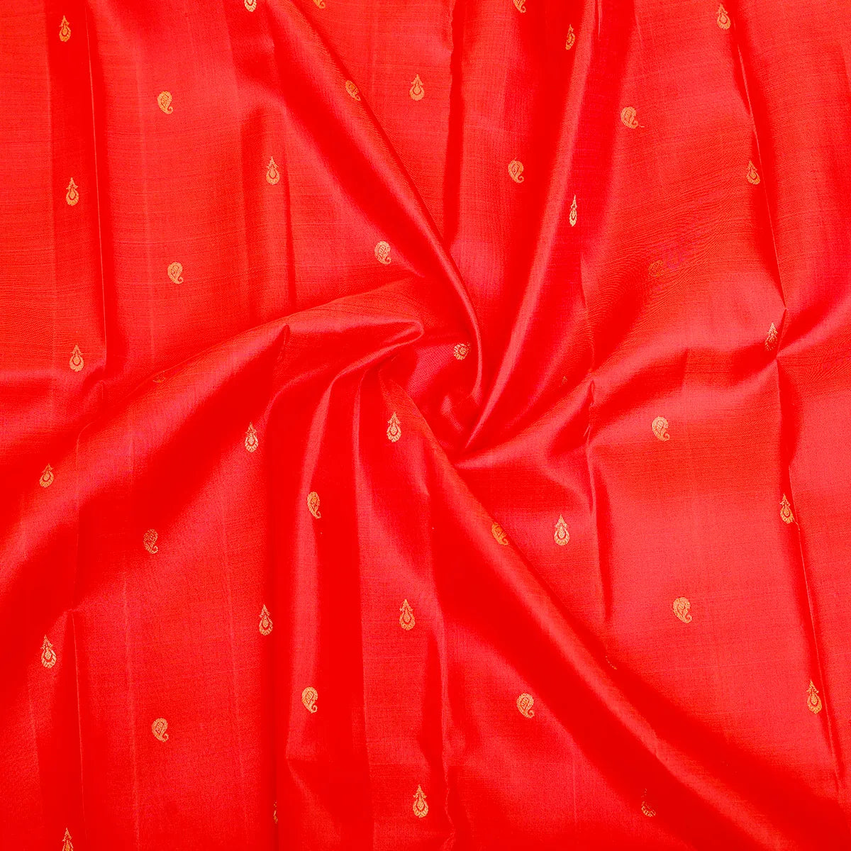 Sindoori red kanjeevaram silk sari