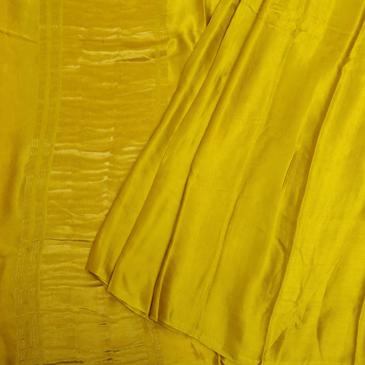 Mustard modal silk sari