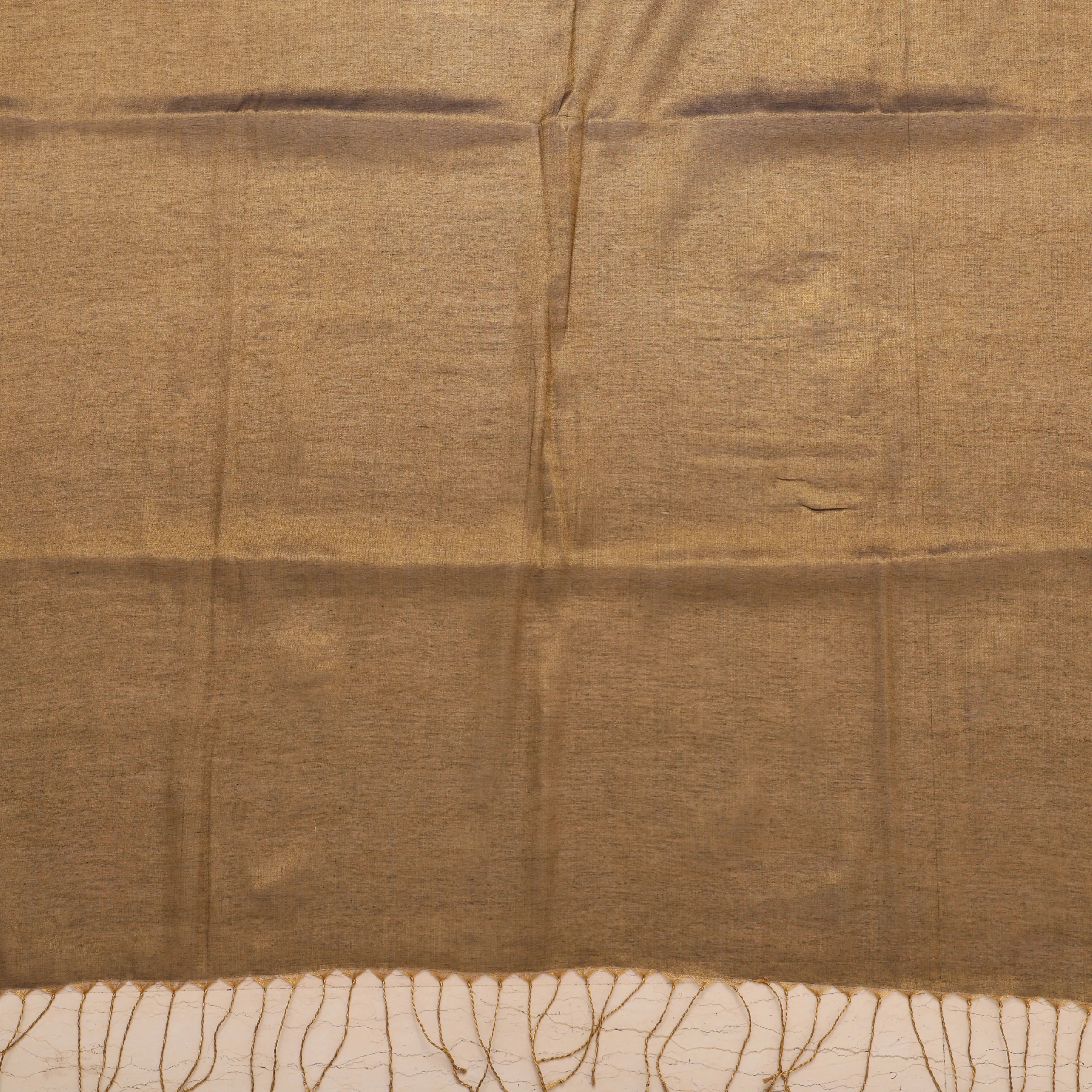 Antique swarna gold silk sari