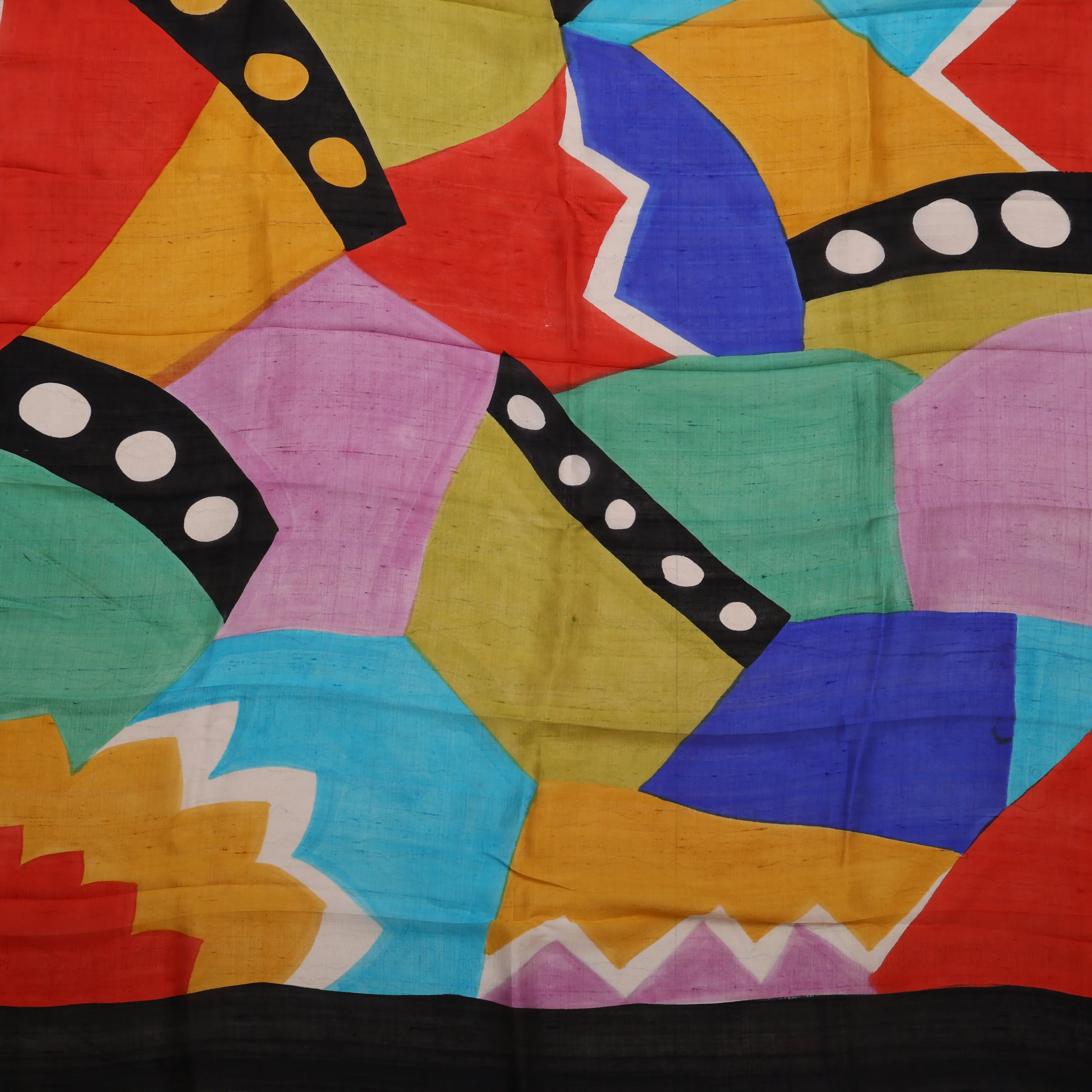 Ranga Leela Murshidabad Silk Hand-Painted Sari