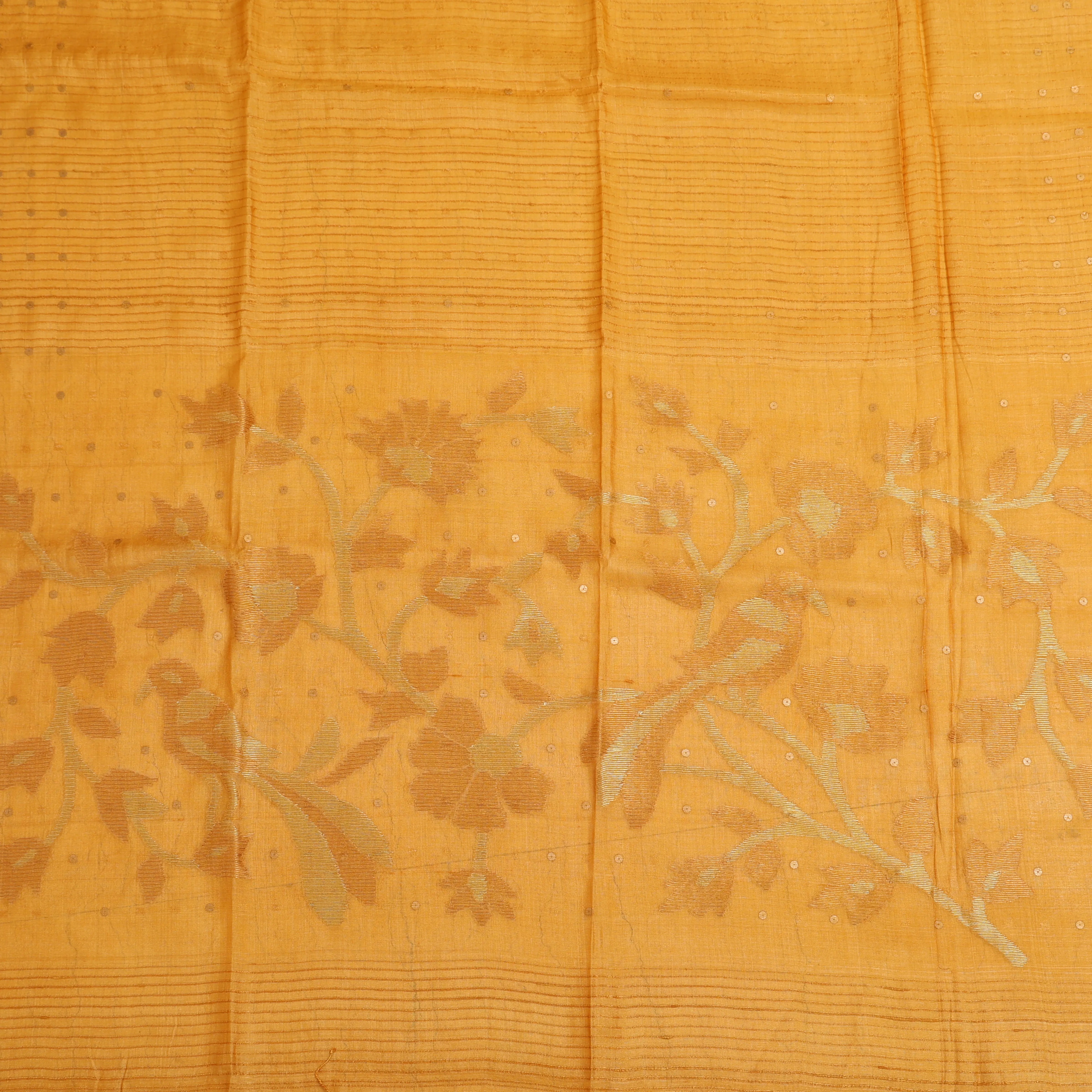 Kanak Vriksha Pure Handloom Tussar Jamdani Sari